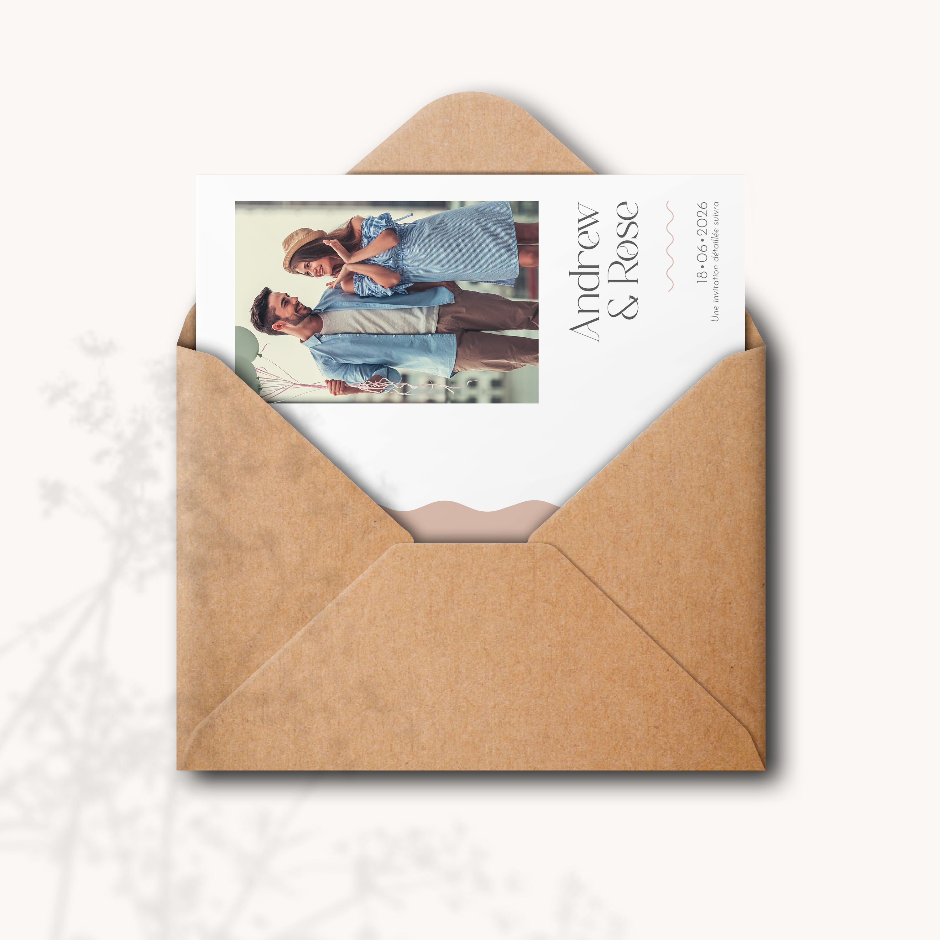 Wavy Save The Date - 