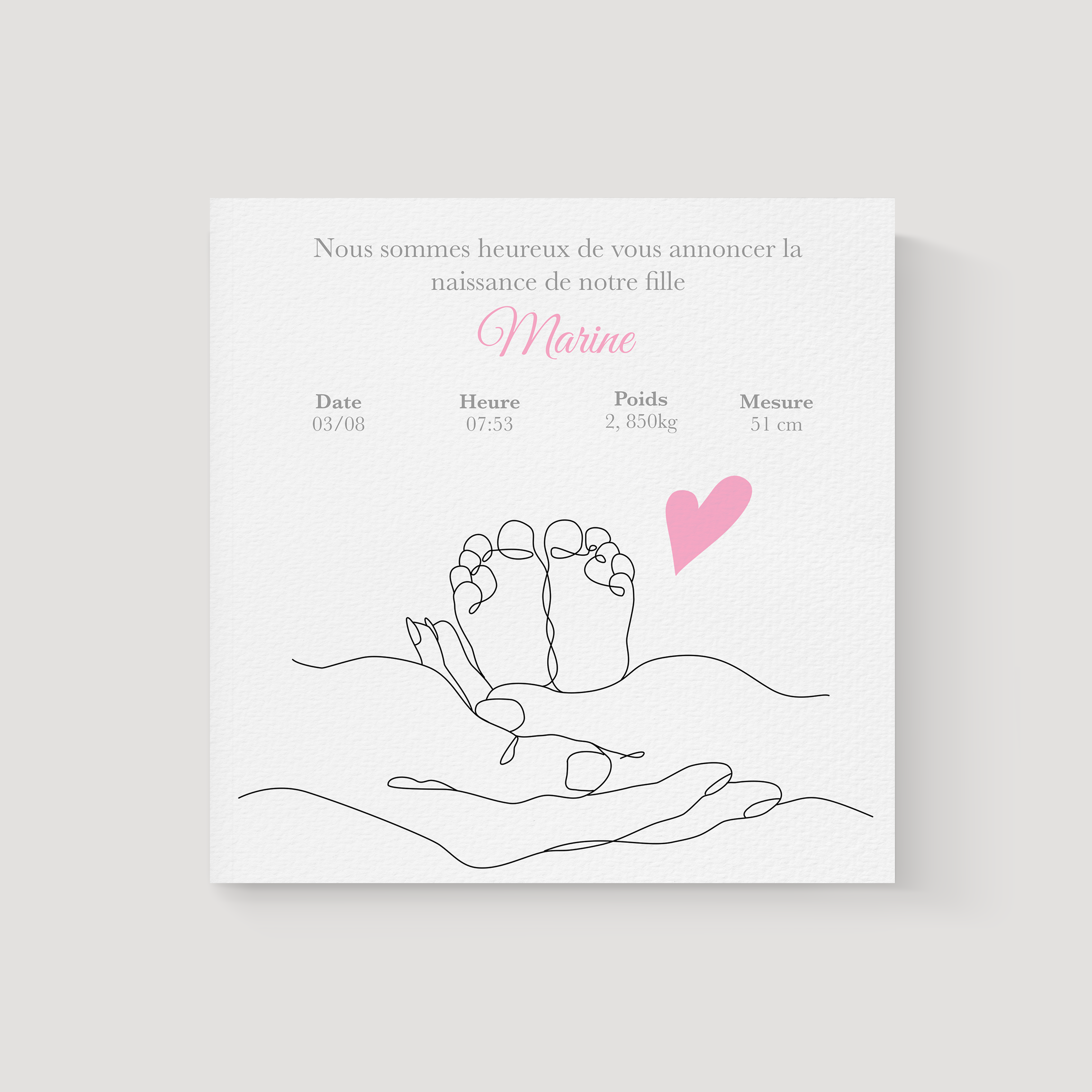 Baby Line Pink