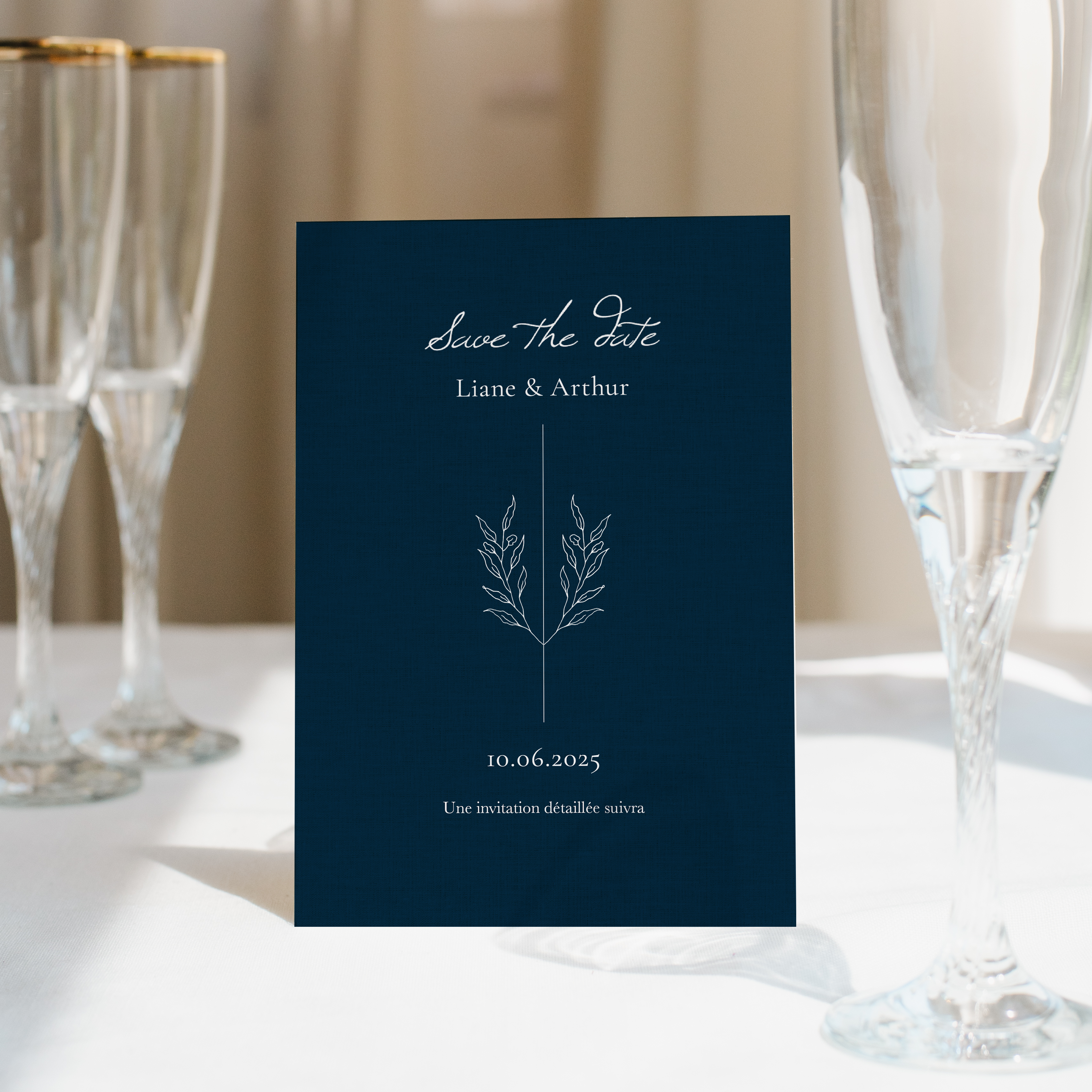 Lin Bleu Save The Date