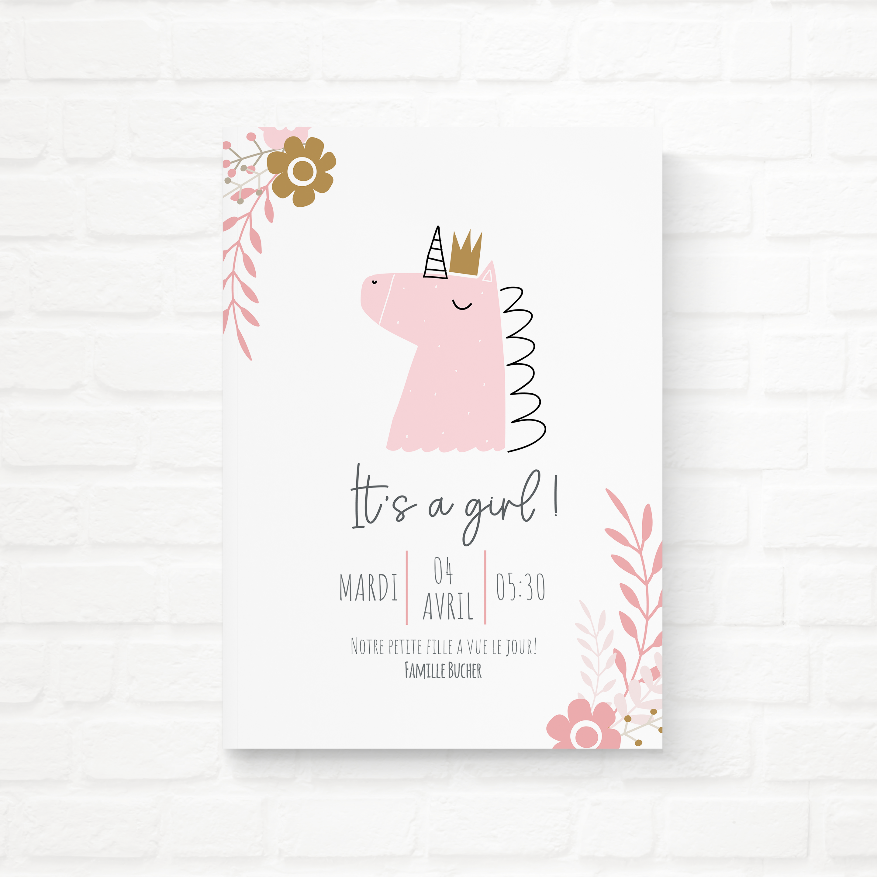 Licorne Rose