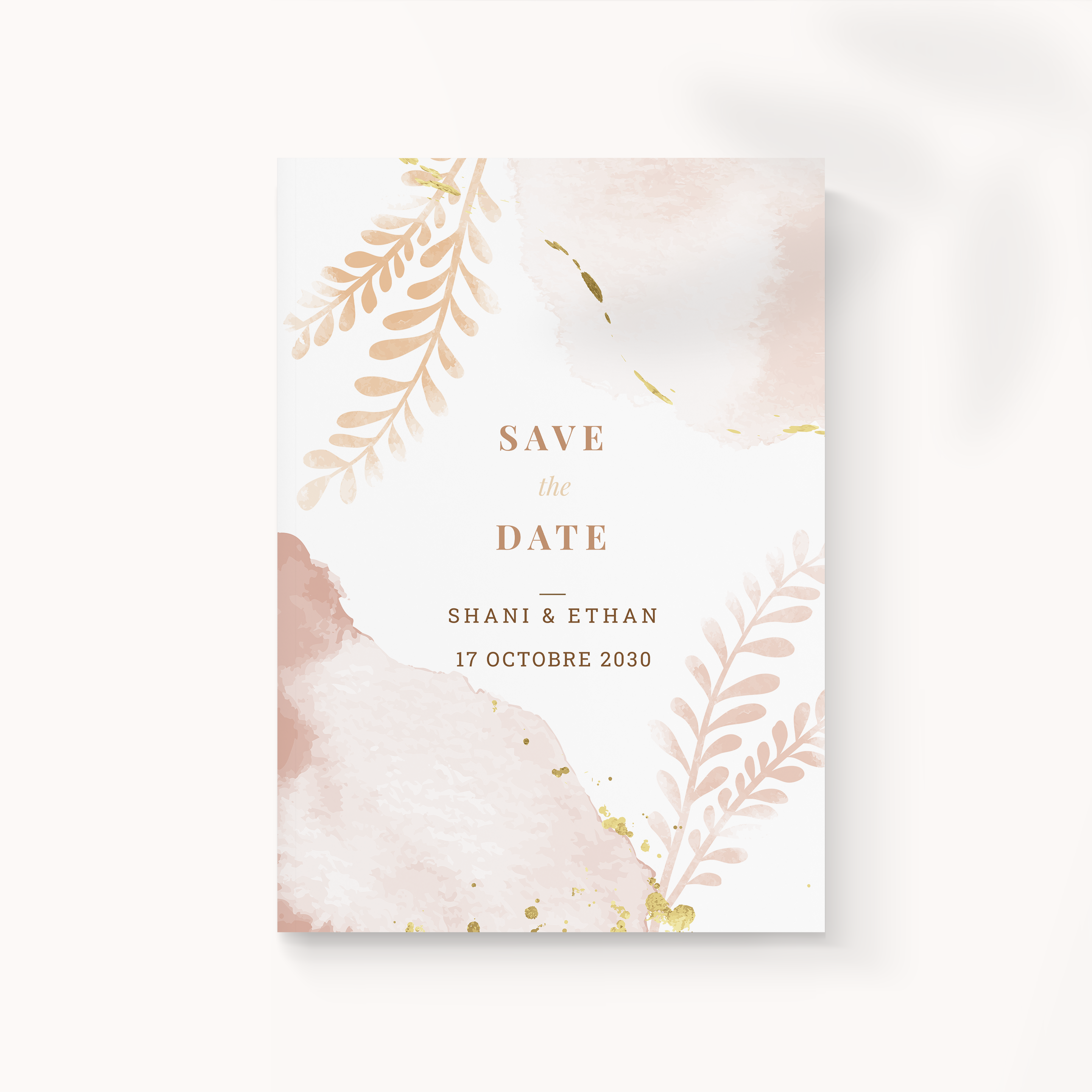 Rose Save The Date - 