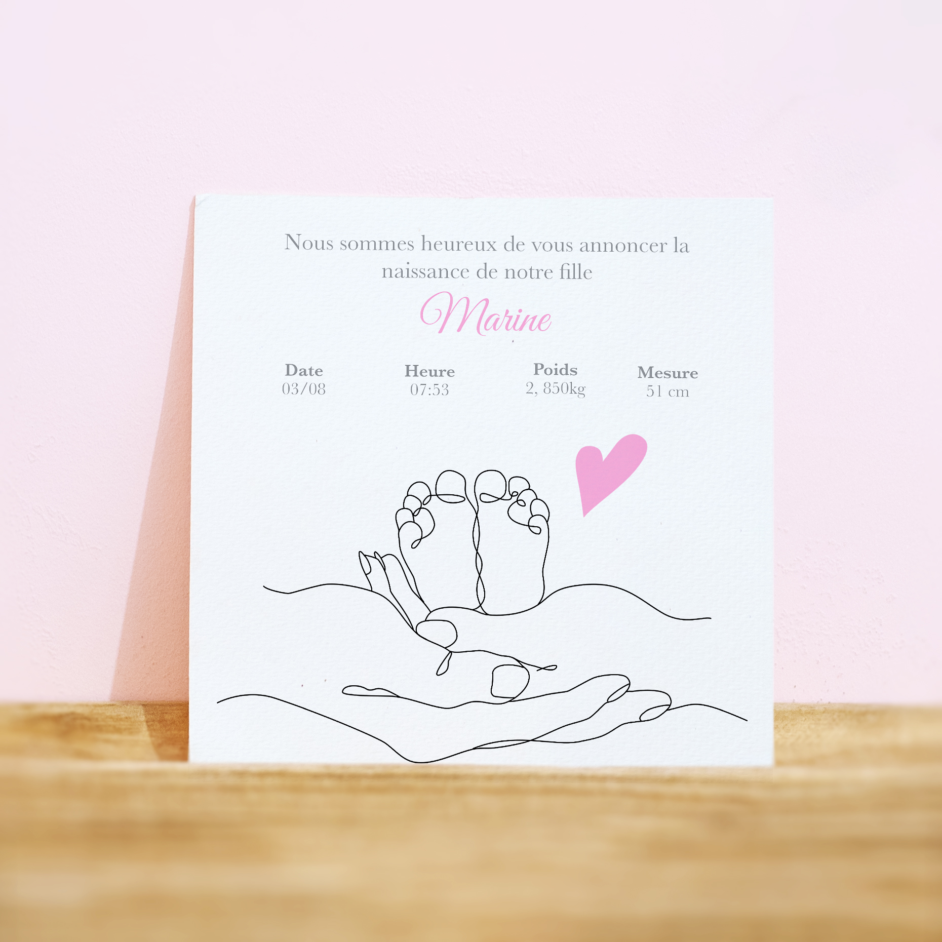 Baby Line Pink