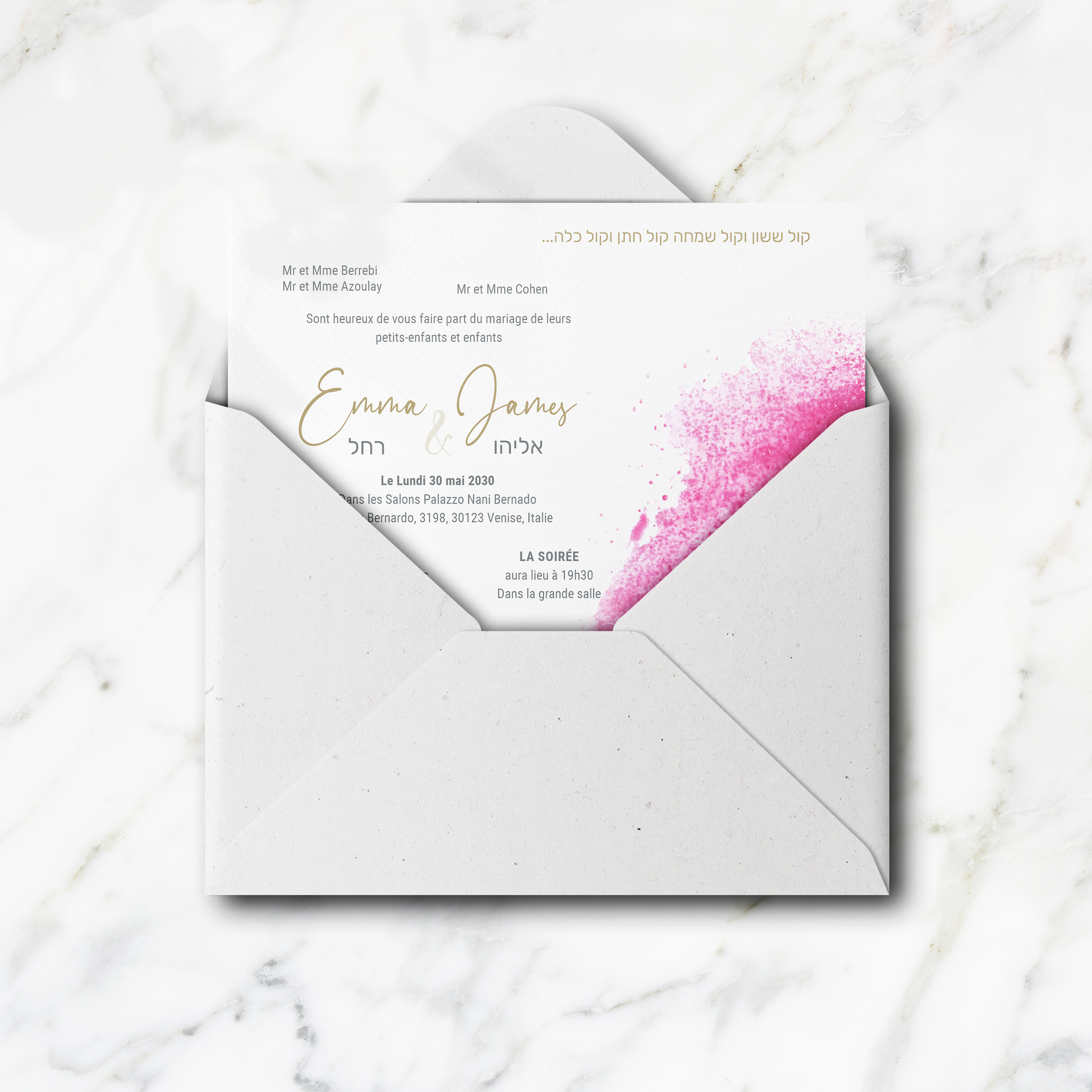 Invit In Pink - 