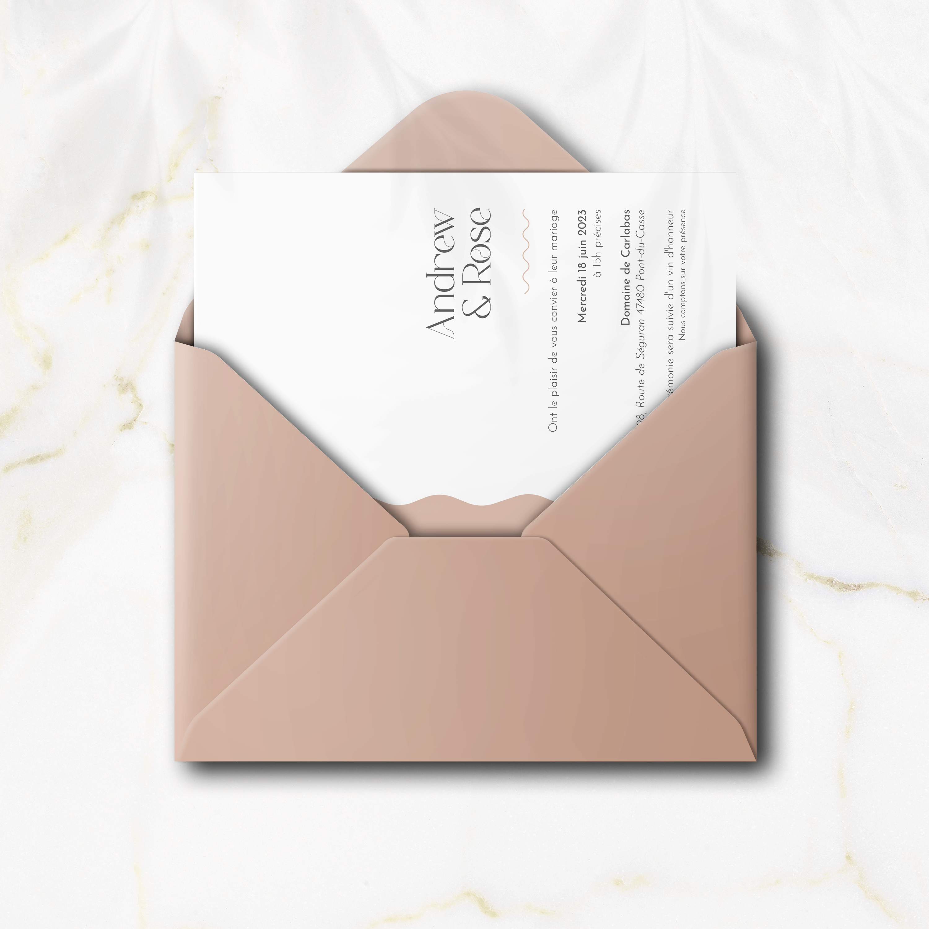 Wavy Invitation - 