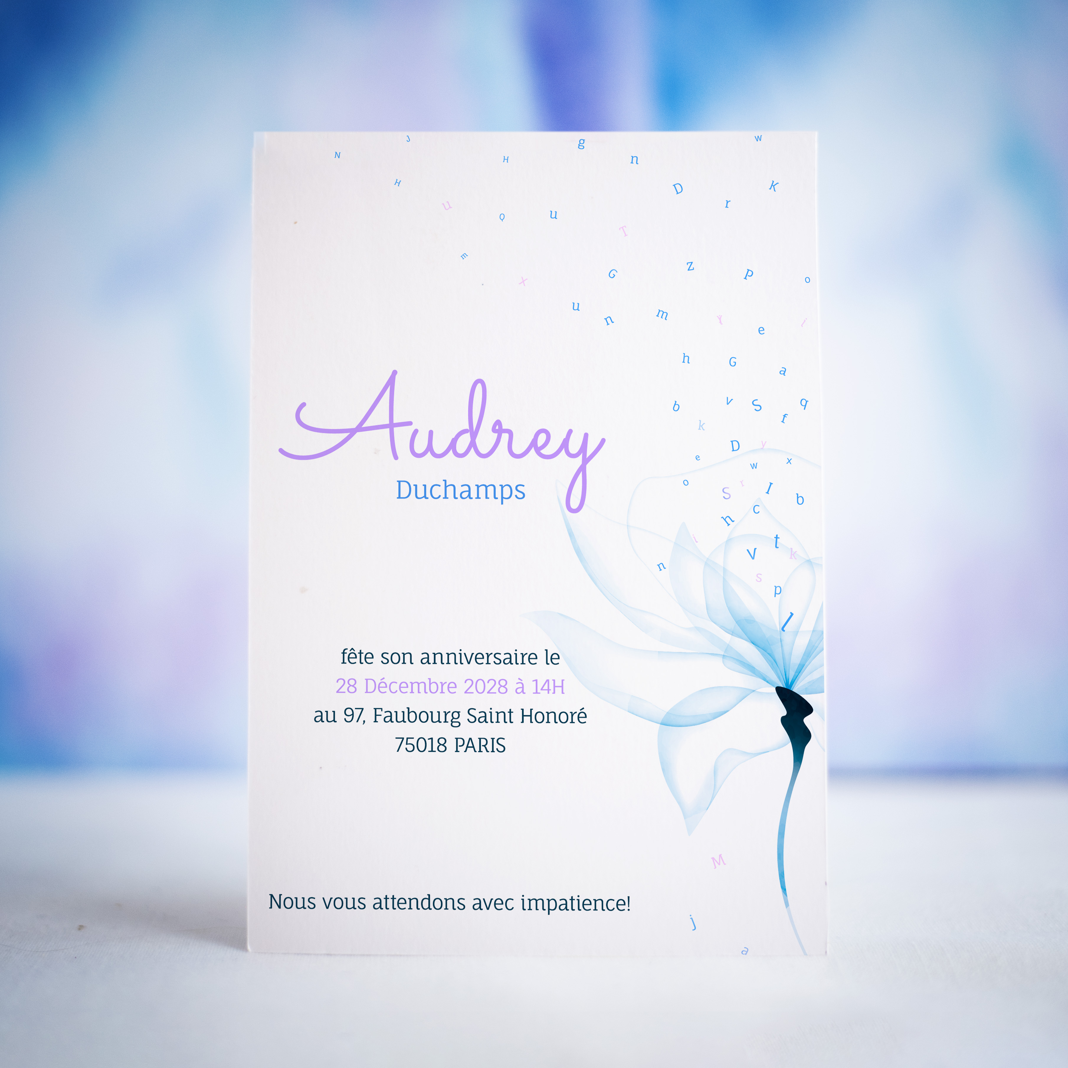 Lettres De Fleur