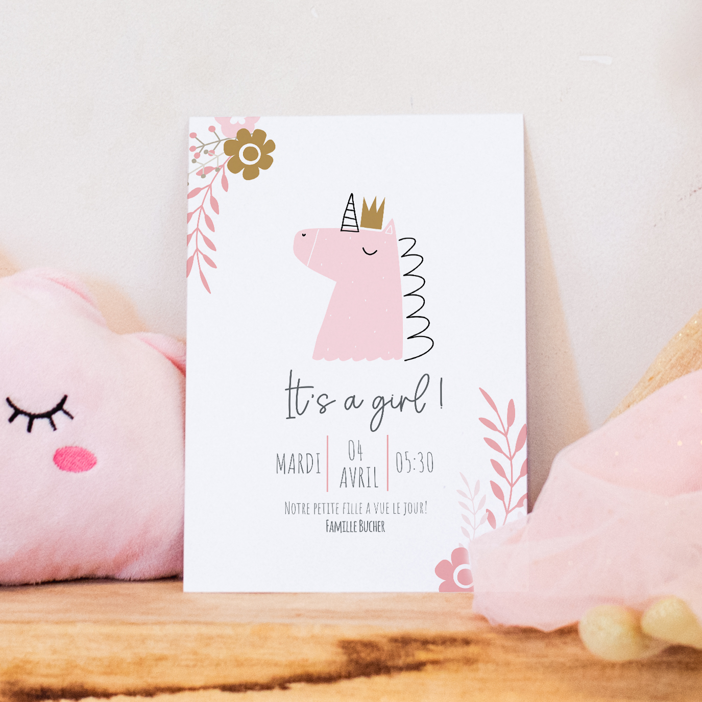 Licorne Rose
