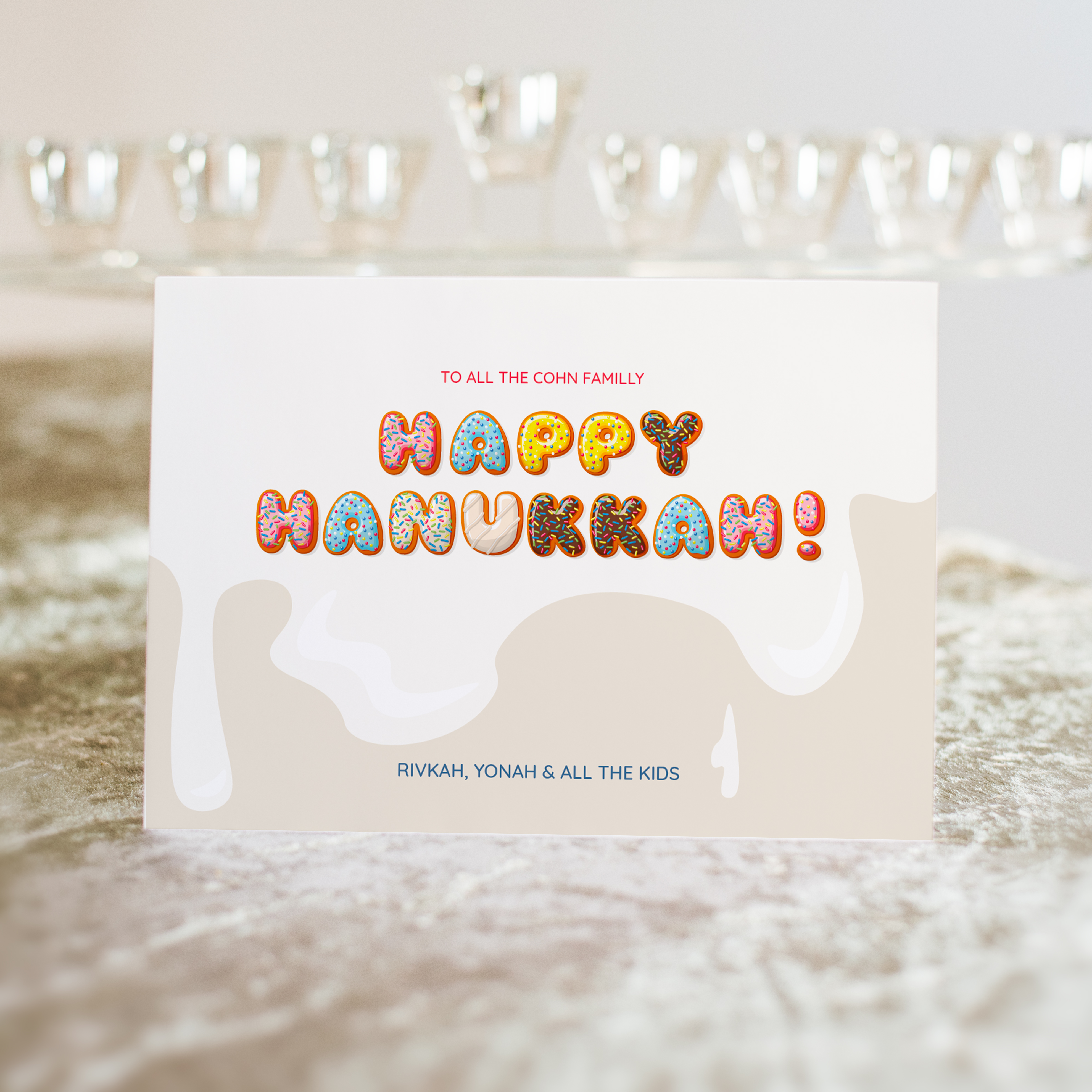 Happy Hanukkah Donut - 