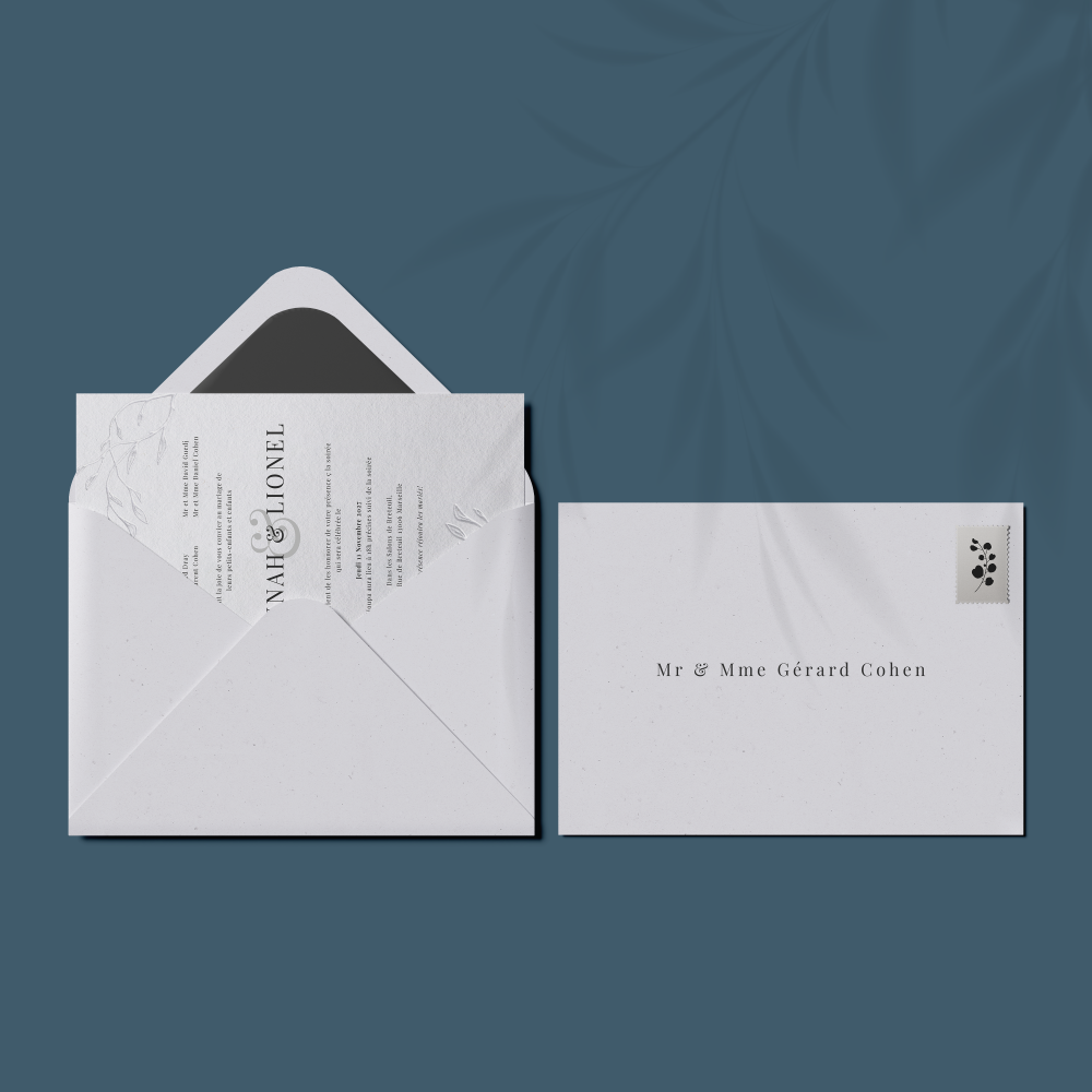 Embossed Invite - 