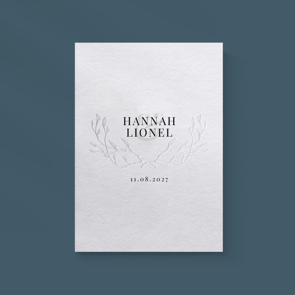 Embossed Invite - 