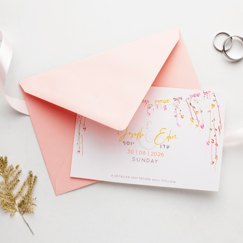 Colorfull Save The Date - 