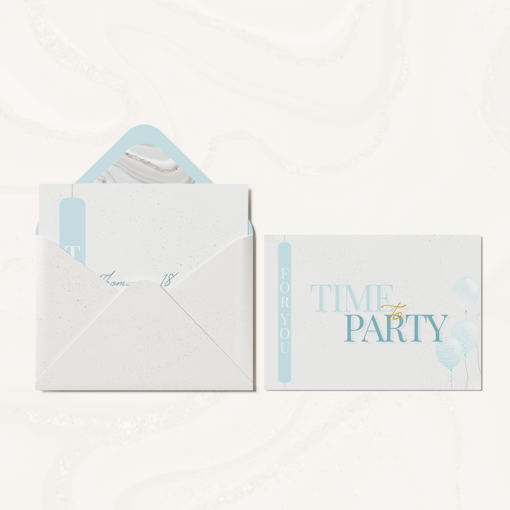 Time To Party - Les années passent, allons célébrer! Tout ce qu'il vous faut c'est une invitation esthétique et attractive et allons faire la fête!