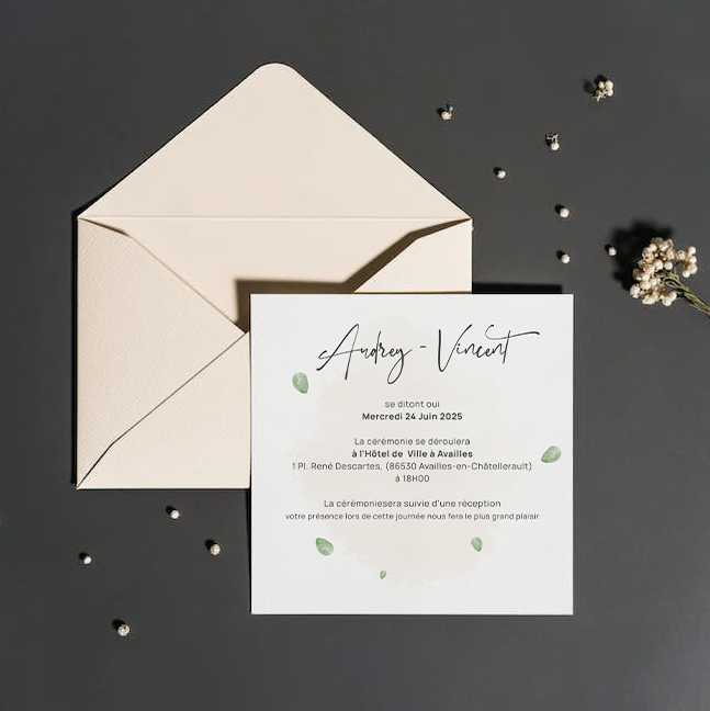 Green Elegant Invite - 