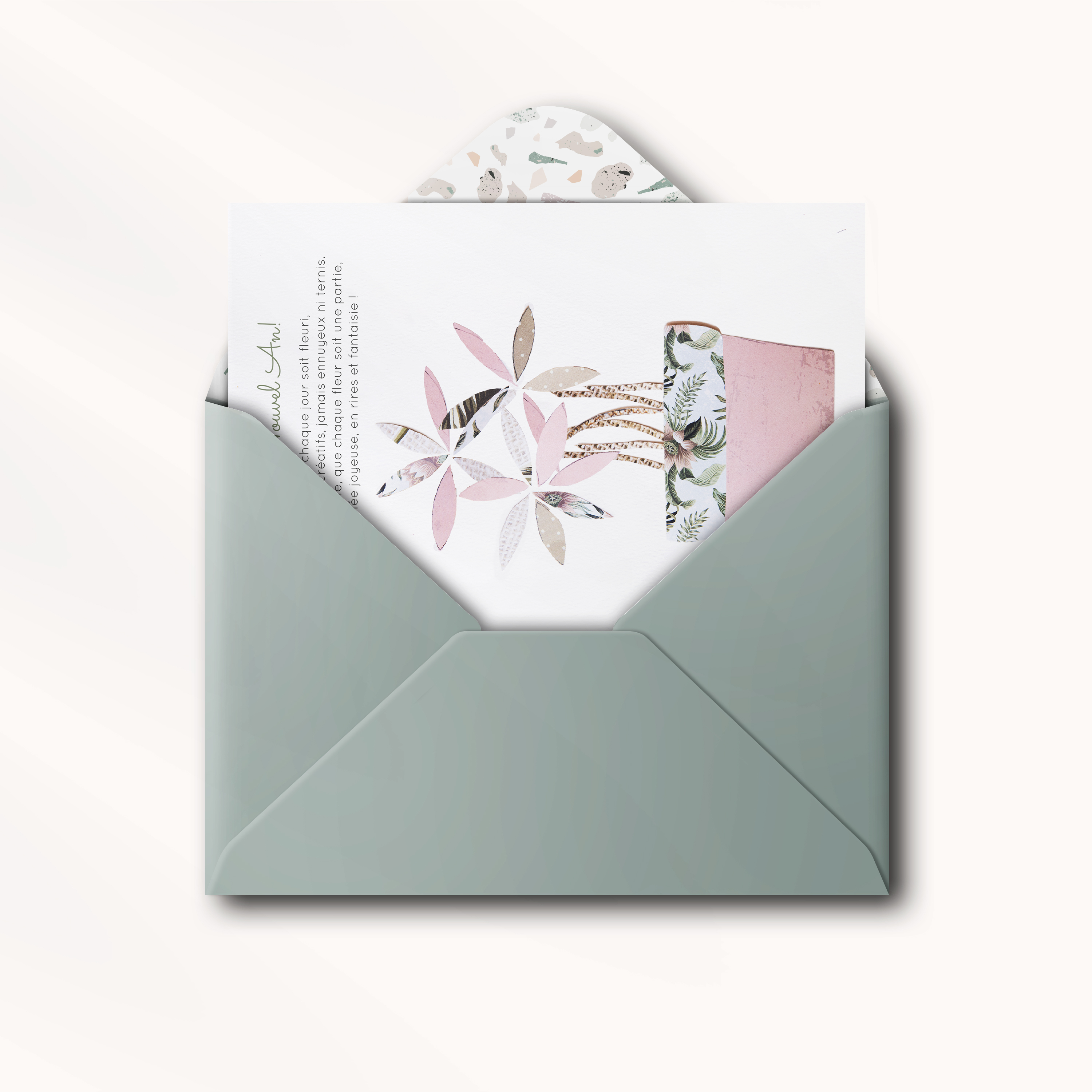 Collage Pot De Fleurs - 