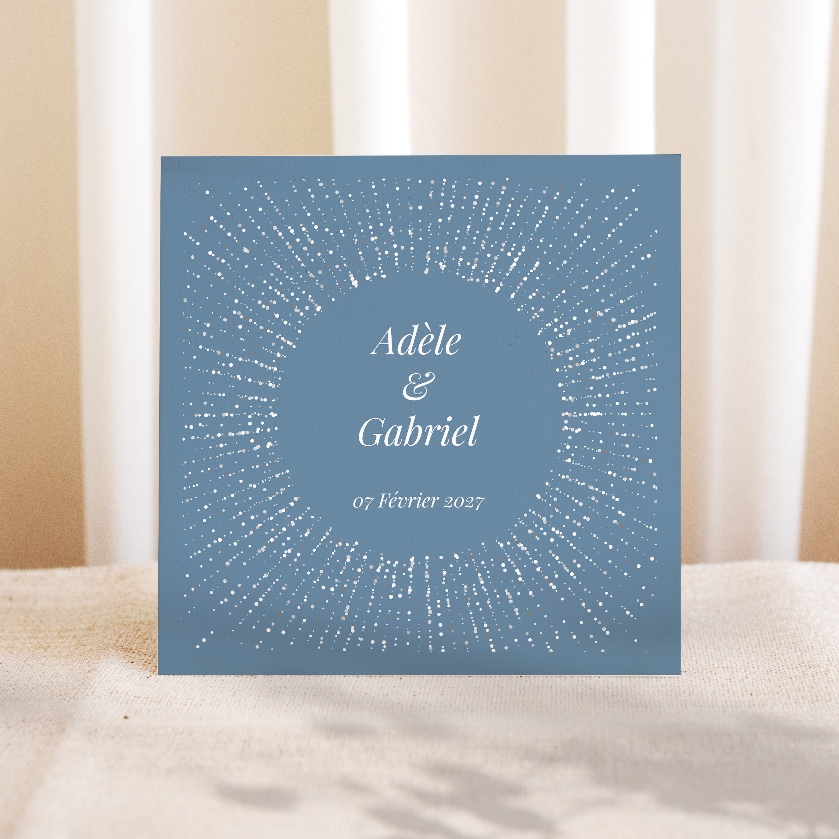 Silver Circle Blue