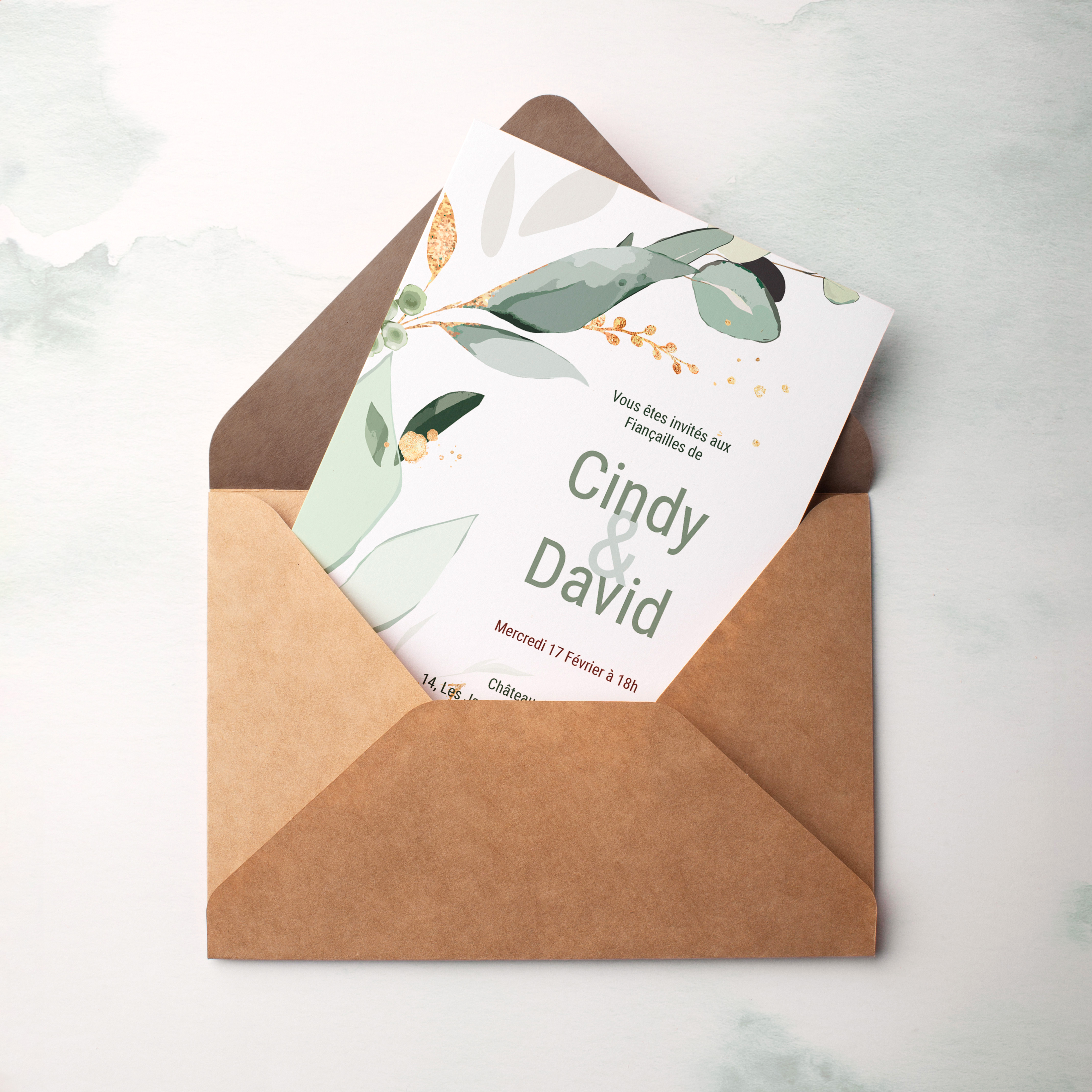 Sage Green Engagement - 
