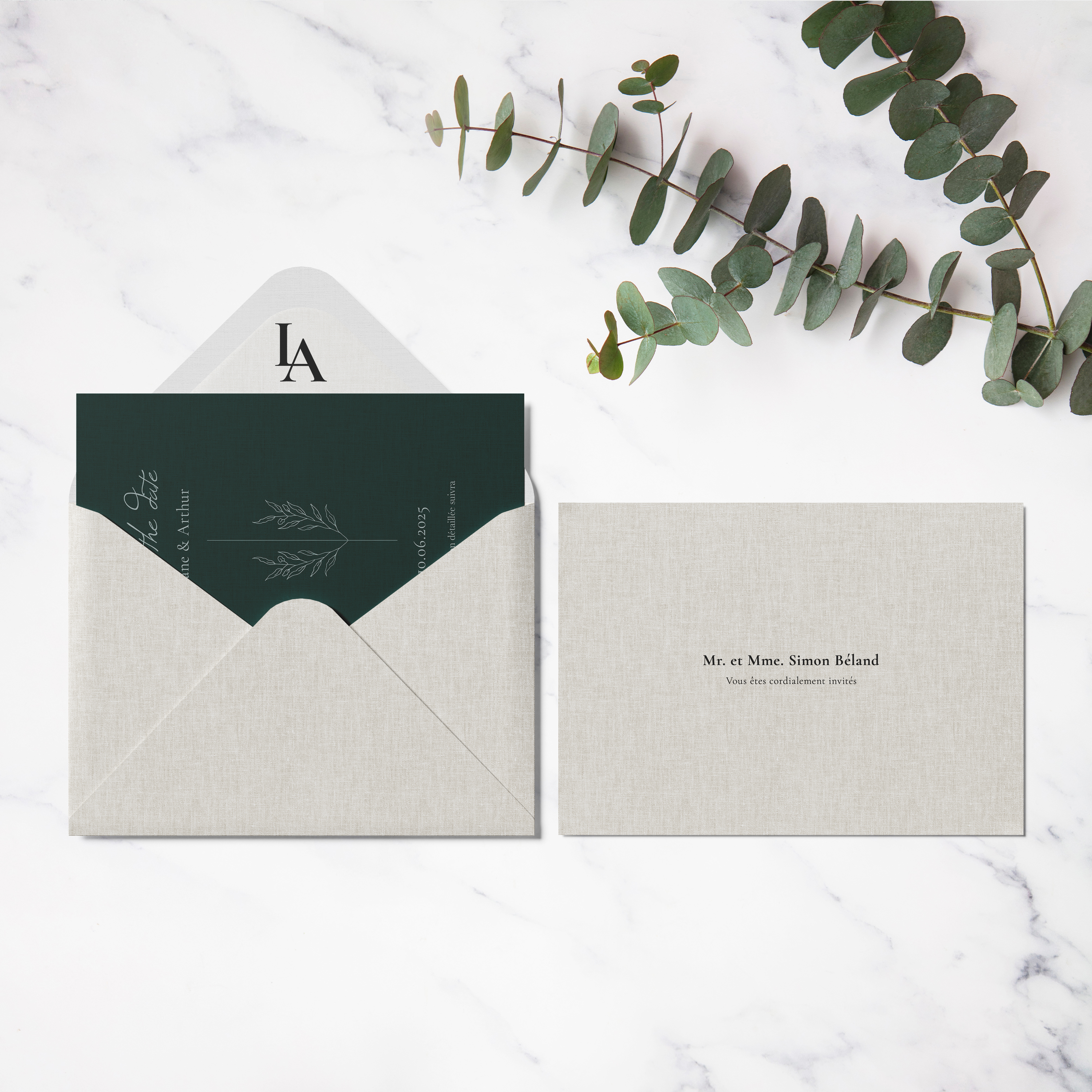 Lin Vert Save The Date - 